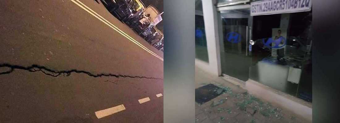 Shivamogga Blast: टूटी छत, बिखरे शीशे..और दरारों वाली सड़क.....ऐसा रहा धमाके के बाद का मंजर